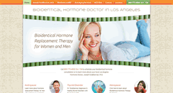 Desktop Screenshot of hormonedoctorlosangeles.com